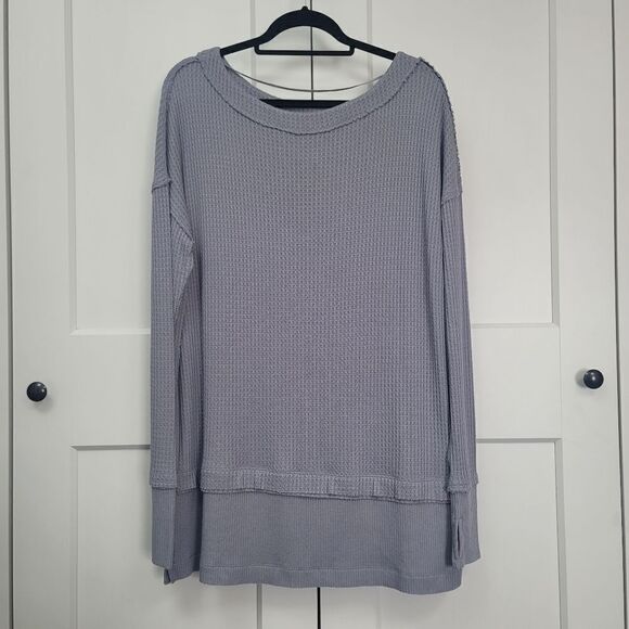 Free People north shore thermal knit tunic top, small - Picture 7 of 8